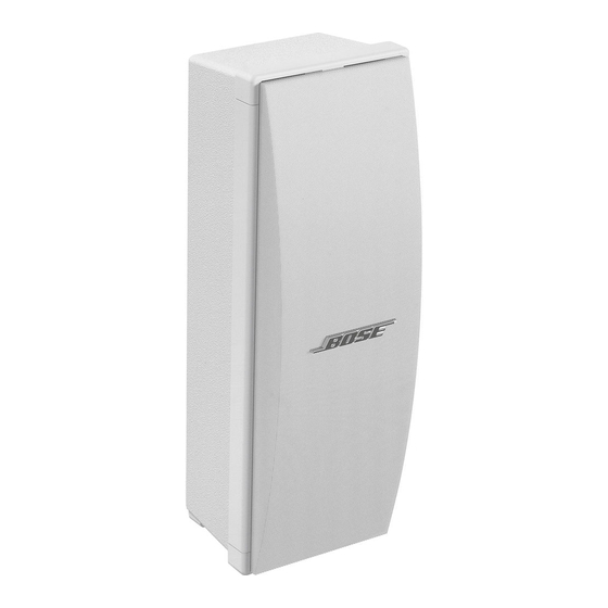 Bose Panaray 402 II Série Guide D'installation