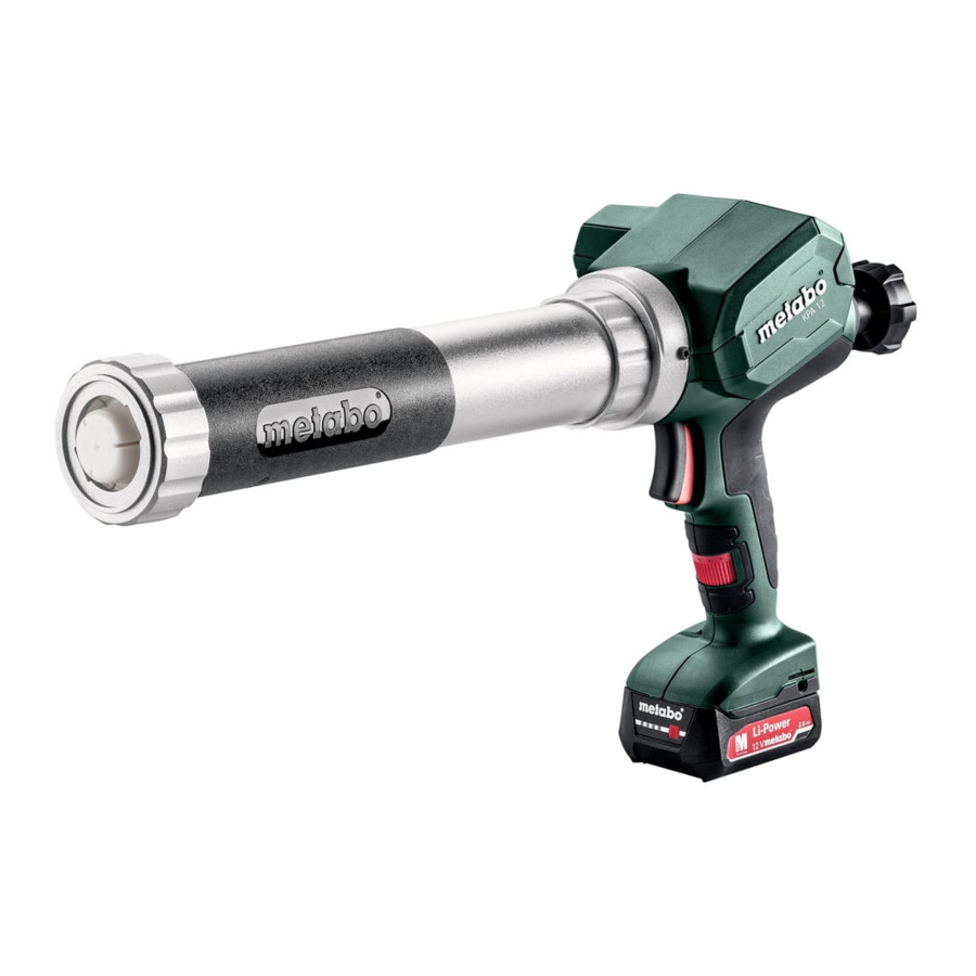 Metabo KPA 12 400 Instructions D'utilisation Originales