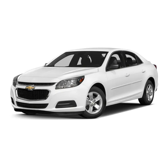 Chevrolet Malibu 2015 Guide Du Propriétaire