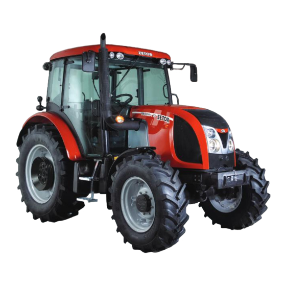 Zetor PROXIMA 65 2009 Manuels