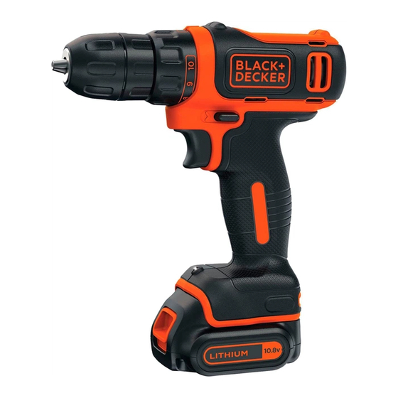 Black & Decker BDCD112 Manuel D'instructions