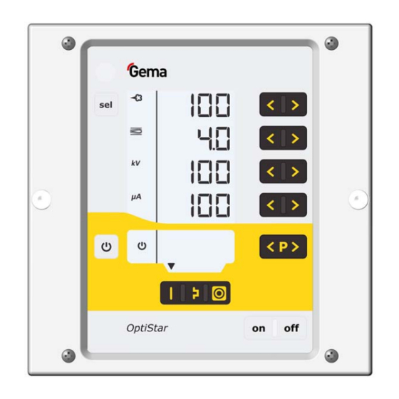 Gema OptiStar CG12-CP Mode D'emploi Et Liste Des Pièces Détachées