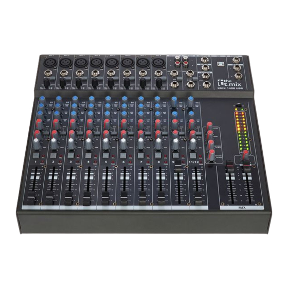 thomann the t.mix xmix 1402 USB Notice D'utilisation