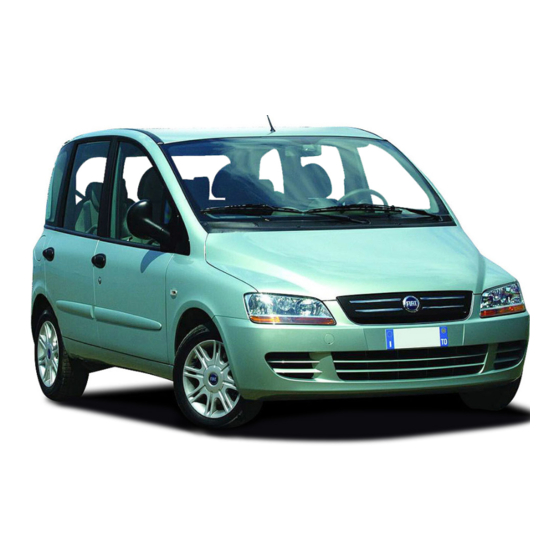 Fiat MULTIPLA 2006 Mode D'emploi