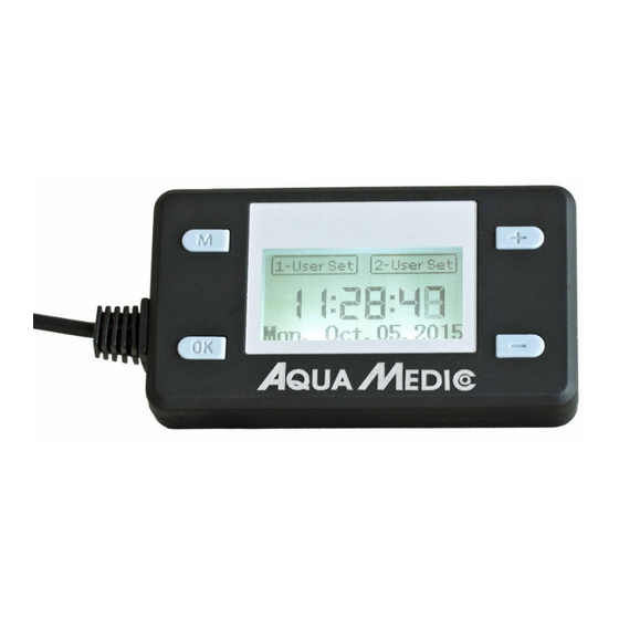 Aqua Medic Ocean Light LED Control Mode D'emploi