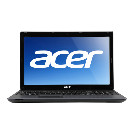 Acer Aspire Serie Guide De L'utilisateur