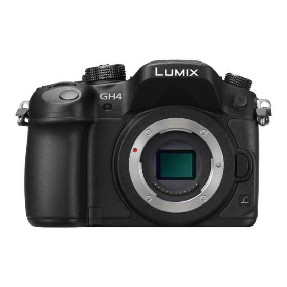 Panasonic DMC-GH4EC Mode D'emploi