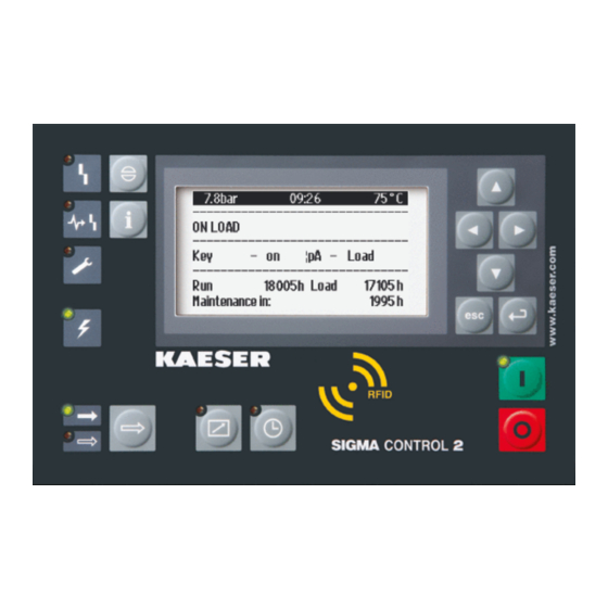 KAESER SIGMA CONTROL 2 Notice D'utilisation