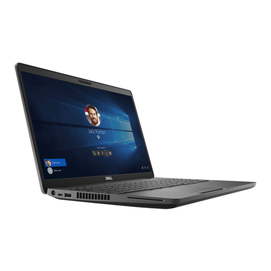 Dell Precision 3541 Guide De Configuration Et De Spécifications