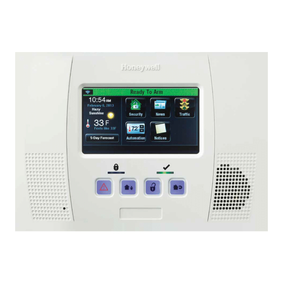 Honeywell LYNX TOUCH Guide Rapide