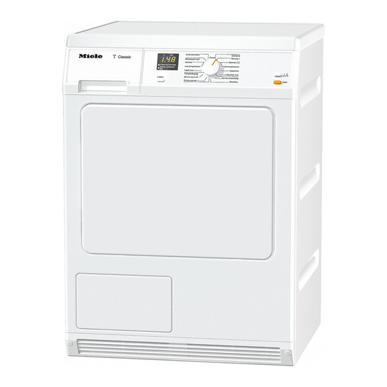 Miele TDA 150 C Mode D'emploi