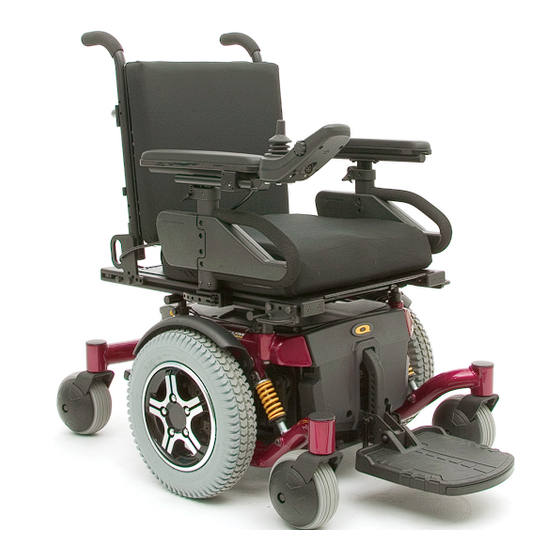 Pride Mobility Products QUANTUM Serie Manuel De L'utilisateur