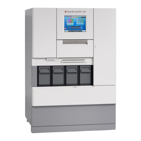 Sakura Tissue-Tek AutoTEC a120 Manuel D'utilisation