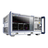 Rohde & Schwarz R&S ZNC Guide De Démarrage Rapide