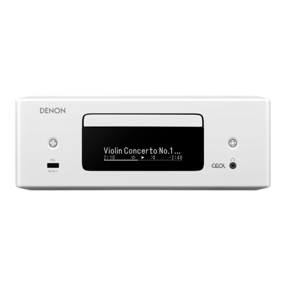 Denon CEOL RCD-N12DAB Manuels