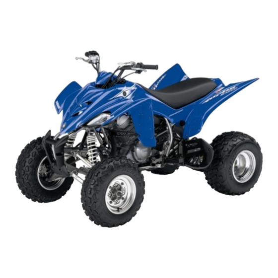 Yamaha RAPTOR 350 2004 Manuels