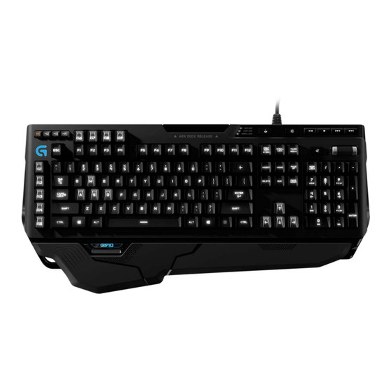 Logitech G910 Guide Rapide