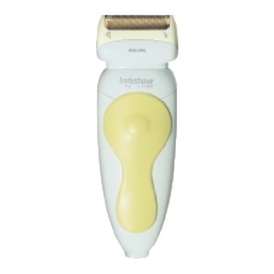 Philips ladyshave & care HP6336/37 Mode D'emploi