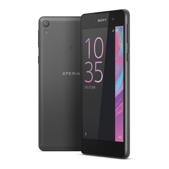 Sony Xperia E5 F3311 Manuels