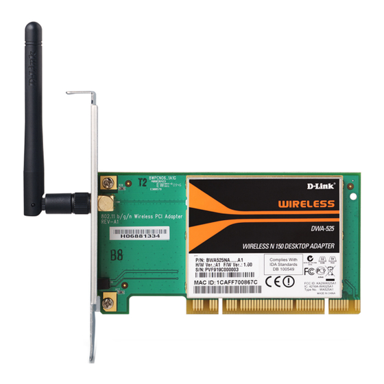 D-Link DWA-525 Manuel D'utilisateur