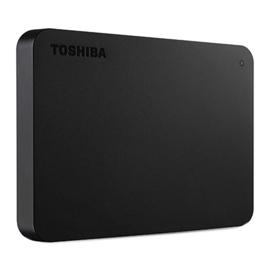 Toshiba CANVIO BASICS USB-C Serie Manuel D'utilisation