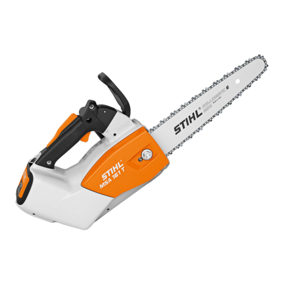 Stihl MSA 161 T Notice D'emploi