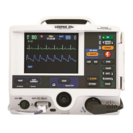 Physio Control LIFEPAK 20e Mode D'emploi