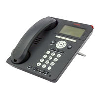 Avaya one-X Deskphone Edition 9650 Manuel Utilisateur