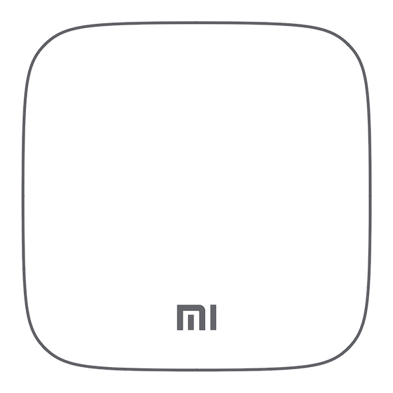 Xiaomi MI BOX S 4K Mode D'emploi