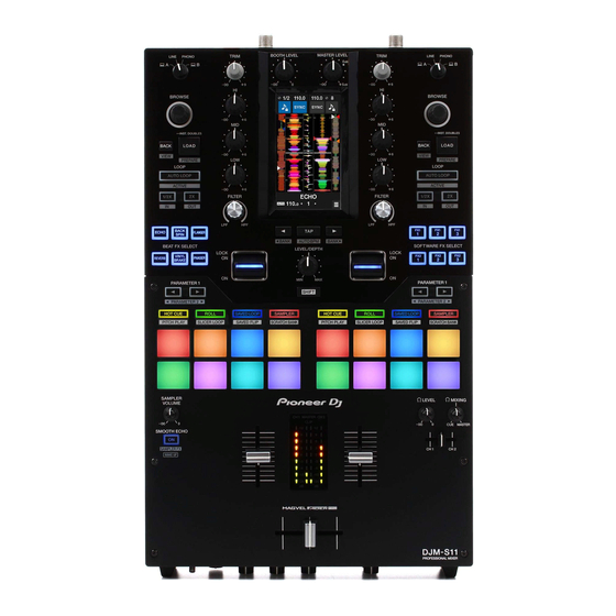 PIONEER DJ DJM-S11 Manuels