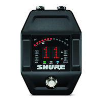 Shure GLXD6+ Mode D'emploi