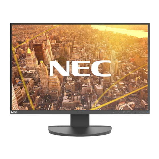 NEC MultiSync EA241WU Manuel De L'utilisateur