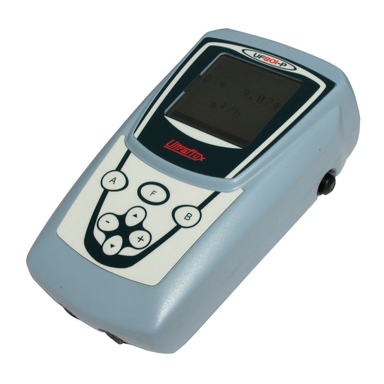 UltraFlux UF 801-P Mode D'emploi
