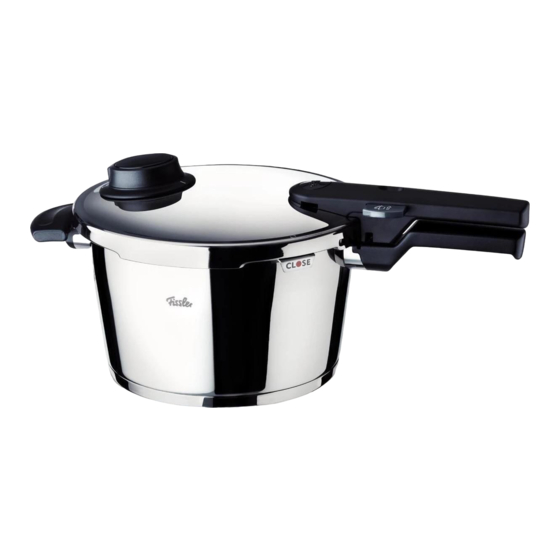 Fissler Vitavit comfort Manuels