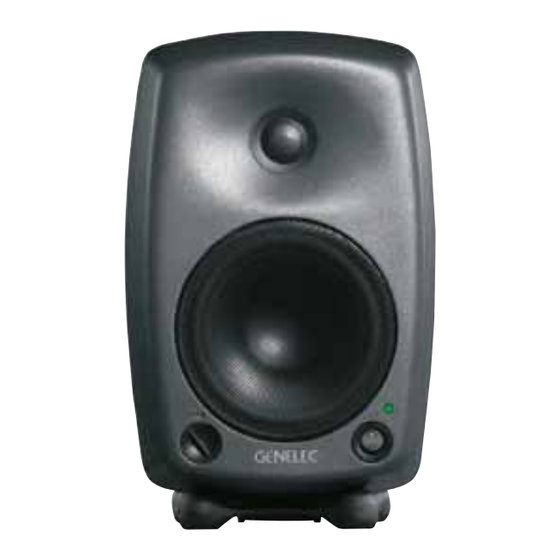 Genelec 8030B Manuel D'utilisation