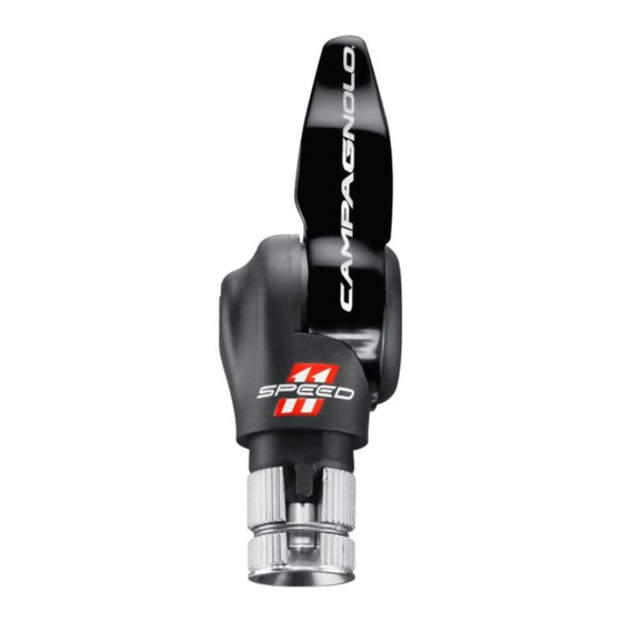 CAMPAGNOLO SPEED 11 Mode D'emploi