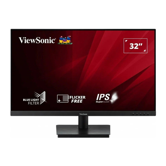 ViewSonic VA3209-2K-MHD Manuel Utilisateur