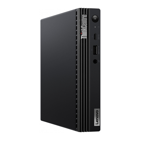 Lenovo ThinkCentre M75q Gen 2 Guide De Configuration