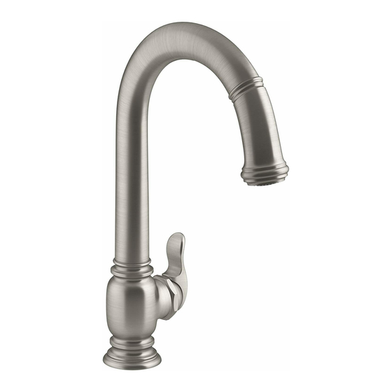 Kohler K-72218 Guide D'installation Et D'entretien