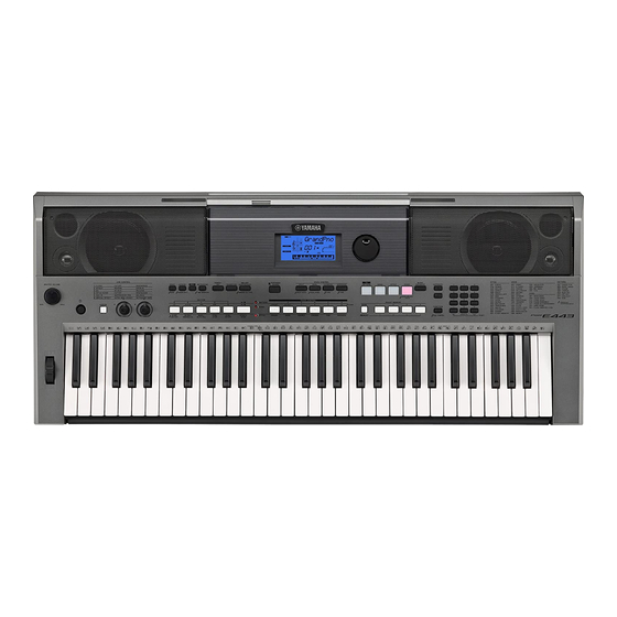 Yamaha PSR-E443 Mode D'emploi