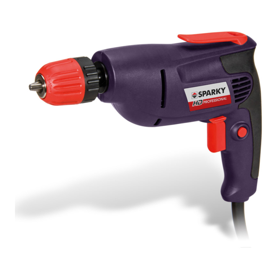 SPARKY HD Professional HeavyDuty BR 102E Manuels