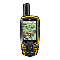 Garmin GPSMAP 64X Série Manuel D'utilisation