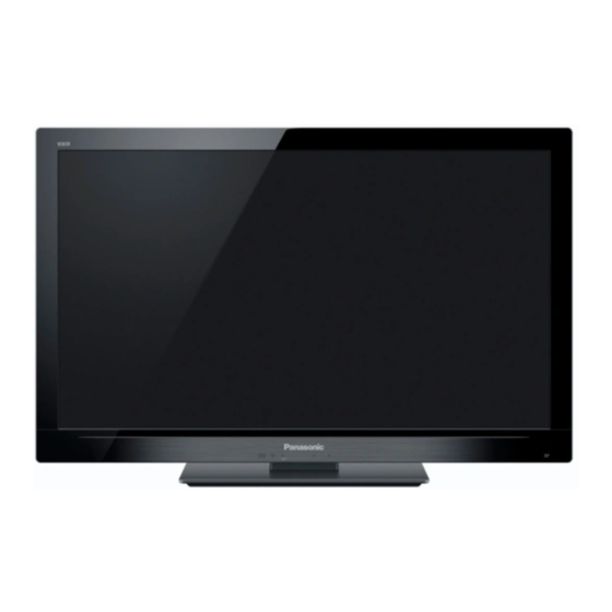 Panasonic VIERA TX-L32E30E Mode D'emploi