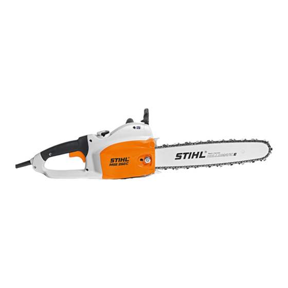 Stihl MSE 250 C Notice D'emploi