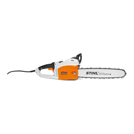 Stihl MSE 250 C Notice D'emploi