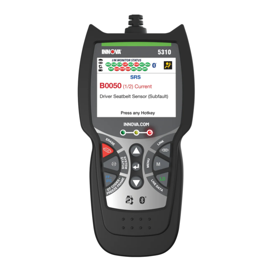 Innova CarScan 5310 Mode D'emploi