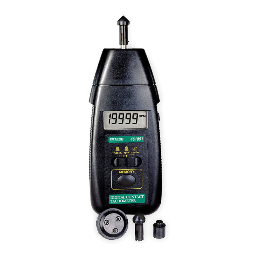 Extech Instruments 461891 Guide D'utilisation
