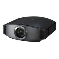 Sony BRAVIA VPL-VW70 Mode D'emploi
