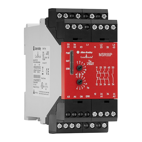 Rockwell Automation Allen-Bradley Guardmaster 440R-S35011 Notice D'installation