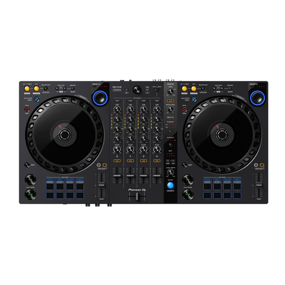 PIONEER DJ Serato DDJ-FLX6 Mode D'emploi